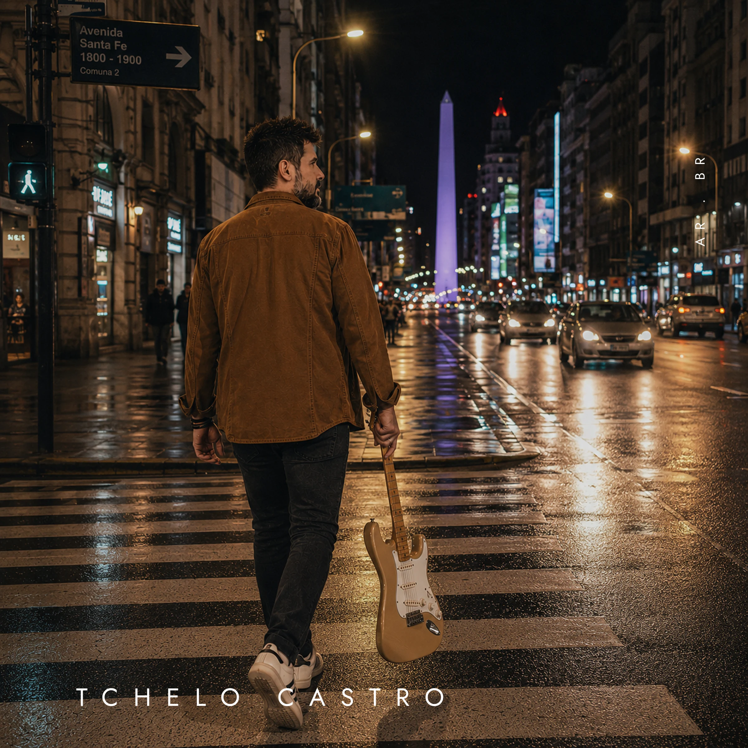 Arte de Salí a perderme, Tchelo Castro en Buenos Aires